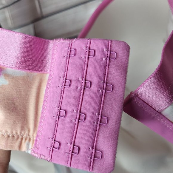 Avenue Plus Size Contour Balconet Bra - Underwire - Blush Tie Dye - 52C NWT - Picture 4 of 10